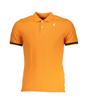 K-WAY Vibrant Orange Contrast Detail Polo