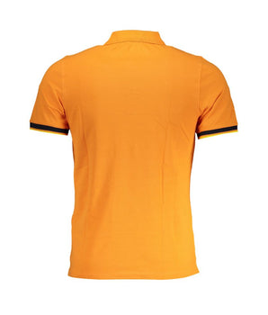 K-WAY Vibrant Orange Contrast Detail Polo