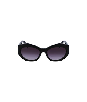 Liu Jo Black Acetate Women Sunglass