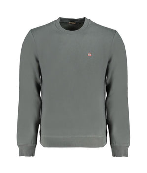 Napapijri Green Cotton Men Sweater