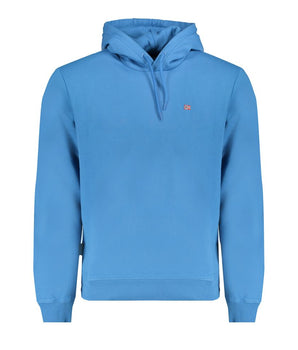 Napapijri Blue Cotton Men Sweater