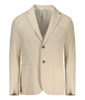 Guess Jeans Beige Cotton Men Jacket