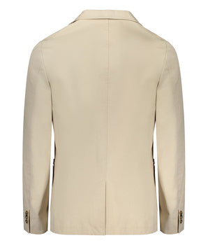 Guess Jeans Beige Cotton Men Jacket