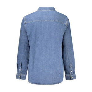 Calvin Klein Blue Cotton Men's Shirt