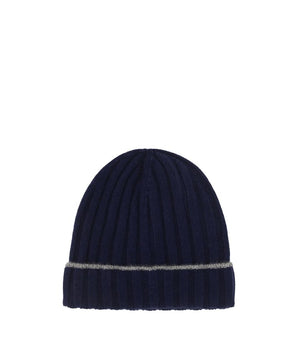 Brunello Cucinelli Blue Cashmere Beans