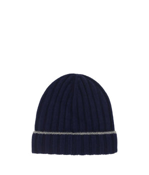 Brunello Cucinelli Blue Cashmere Beans