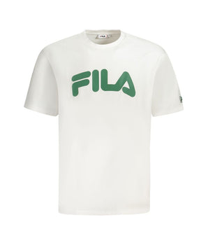 Fila White Cotton Men T-Shirt