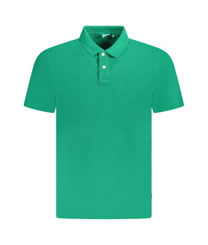 Pepe Jeans Green Cotton Polo Shirt