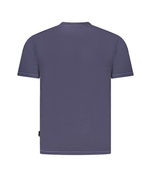 Napapijri Blue Cotton Men T-Shirt