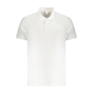 Calvin Klein White Cotton Men Polo Shirt