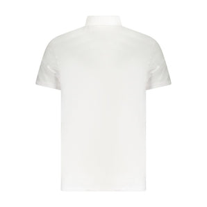 Calvin Klein White Cotton Men Polo Shirt