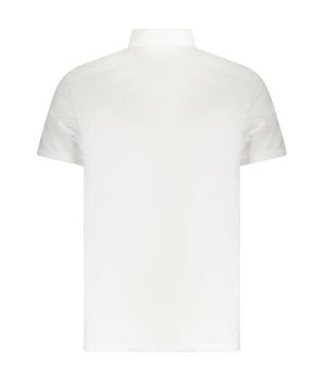 Calvin Klein White Cotton Men Polo Shirt