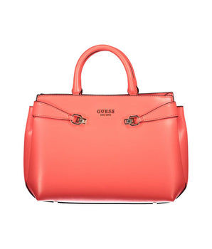 Guess Jeans Red Polyethylene Handbag