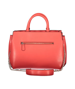 Guess Jeans Red Polyethylene Handbag