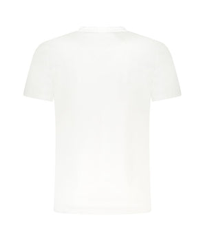 Cavalli Class White Cotton Men T-Shirt