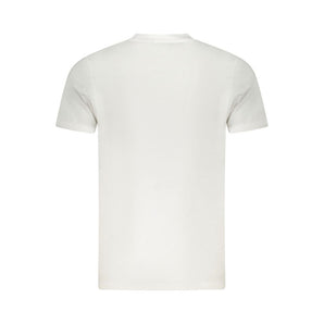 Cavalli Class White Cotton Men T-Shirt