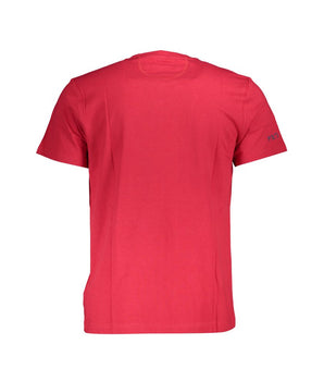 La Martina Red Cotton Men T-Shirt
