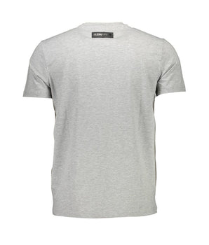 Plein Sport Brown Cotton Men T-Shirt