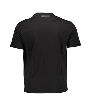 Plein Sport Black Cotton Men T-Shirt