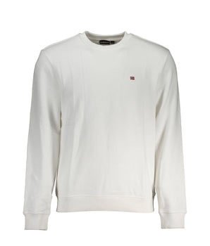 Napapijri White Cotton Men Sweater