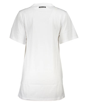 Cavalli Class White Cotton Women Dress