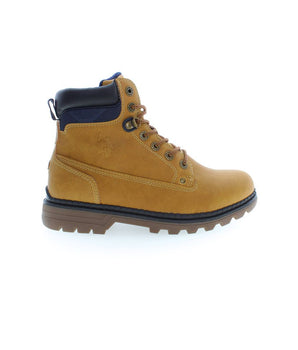 U.S. POLO ASSN. Beige Polyester Men Boot