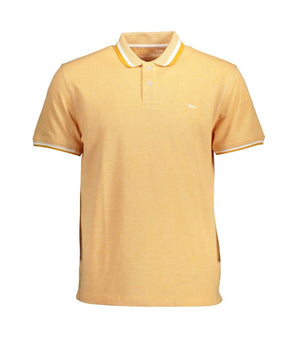 Harmont & Blaine Orange Cotton Men Polo Shirt