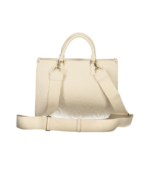 Mario Valentino Beige Polyethylene Women Handbag