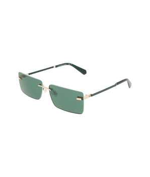 Calvin Klein Green Metal Women Sunglass