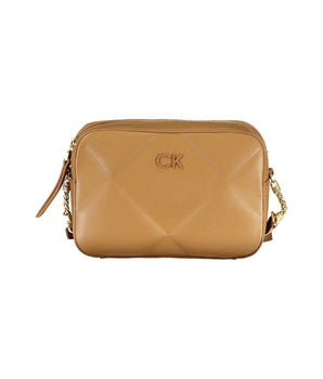 Calvin Klein Brown Polyester Handbag