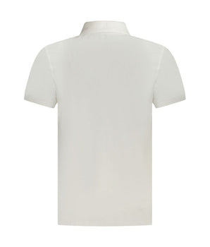 Timberland White Cotton Men Polo Shirt