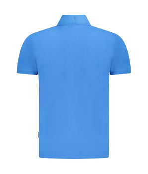 Napapijri Blue Cotton Men Polo Shirt