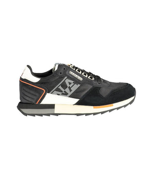 Napapijri Black Leather Men Sneaker