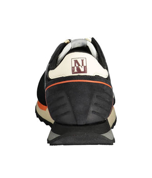 Napapijri Black Leather Men Sneaker
