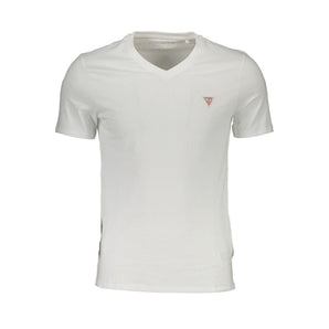 Guess Jeans White Organic Cotton Men T-Shirt