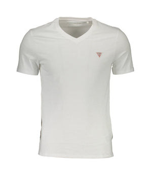 Guess Jeans White Organic Cotton Men T-Shirt