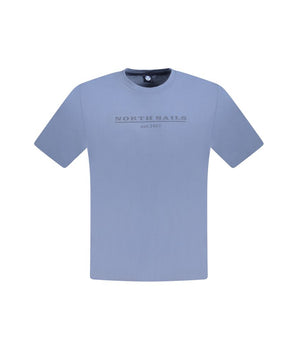 North Sails Blue Cotton Men's T-Shirt