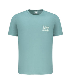 Lee Green Cotton Men T-Shirt