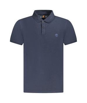 Timberland Blue Cotton Men Polo Shirt