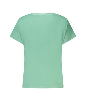 North Sails Green Cotton Women T-Shirt