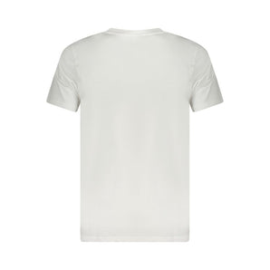 Cavalli Class White Cotton Men T-Shirt
