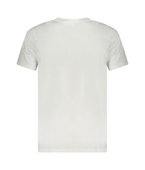 Cavalli Class White Cotton Men T-Shirt