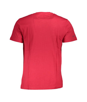 La Martina Red Cotton Men T-Shirt