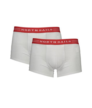 North Sails White Cotton Men Boxer
