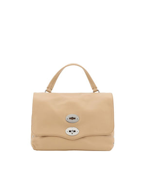 Zanellato Beige Calf Leather Bos Taurus Shoulder Bag