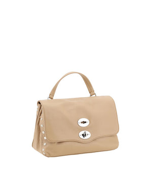 Zanellato Beige Calf Leather Bos Taurus Shoulder Bag