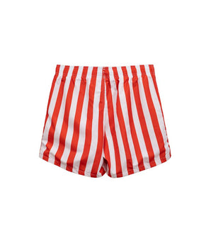 Emporio Armani Red Polyester Swim Shorts