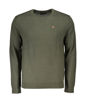 Napapijri Green Fabric Men Sweater