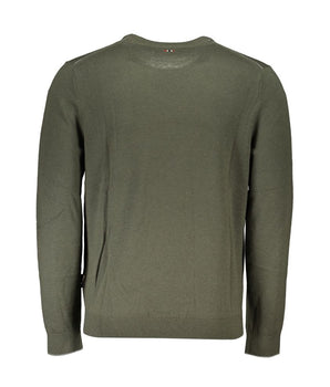 Napapijri Green Fabric Men Sweater