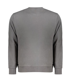 North Sails Gray Cotton Men Sweater